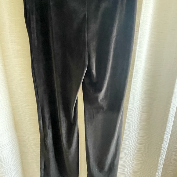 NBA Chicago Bulls black velour tracksuit jogger pants size Large - Picture 4 of 13
